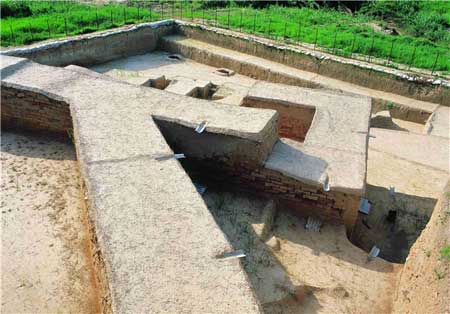 بخشی از دیوار بزرگ گرگان در شمال شرق ایران